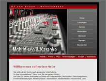 Tablet Screenshot of dj-bw.de